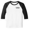 Raglan 3/4 Roundneck Shirt (White Body) Thumbnail