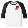 Raglan 3/4 Roundneck Shirt (White Body) Thumbnail